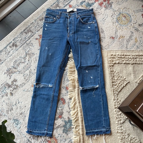 💜 reformation distressed jeans - Picture 3 of 8